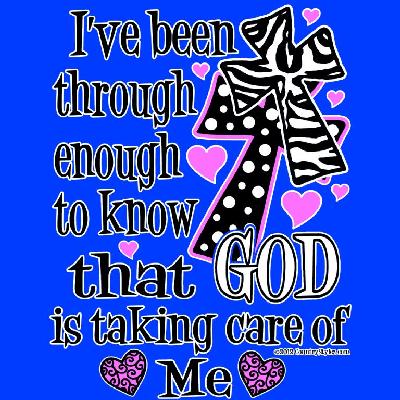 God is taking care of me Image
